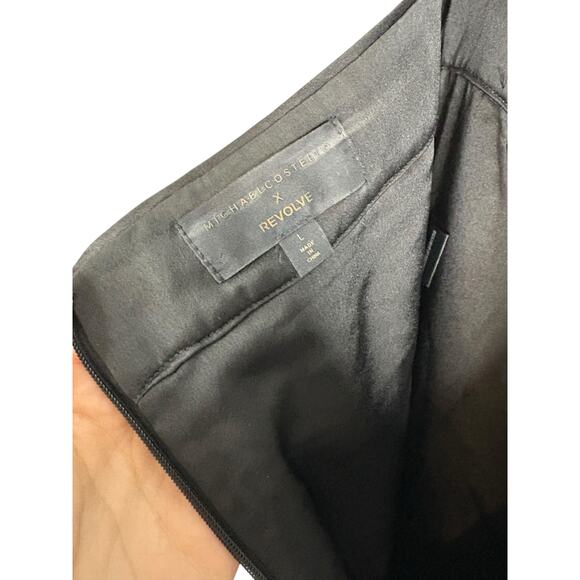 Michael Costello x REVOLVE Rick Sequin Gown Halter Gala Formal Witchy Prom Sz L - Picture 9 of 12